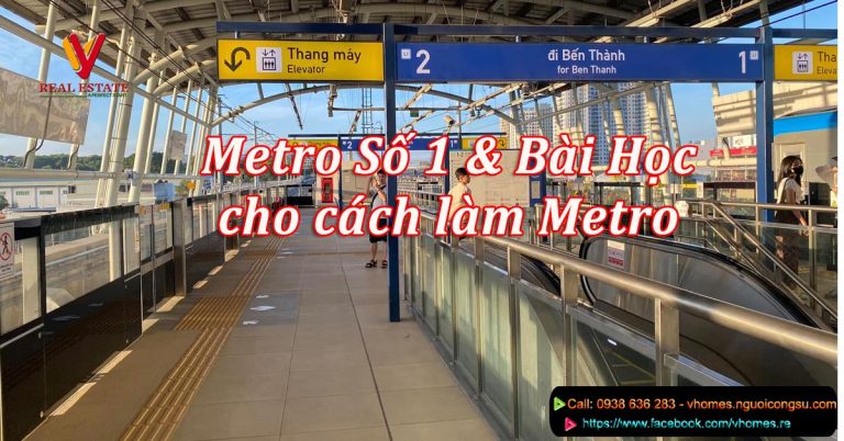 Bài học từ #metro số 1 của #saigon