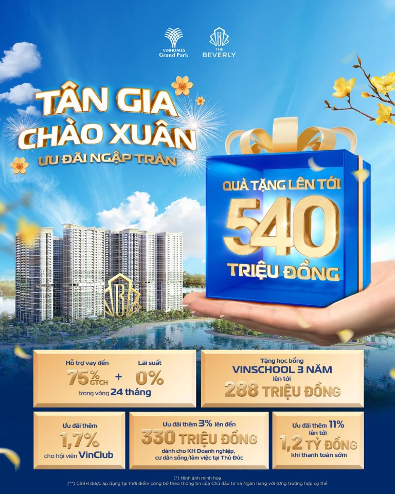 Mua nhà đón tết 2025 tại Vinhomes Grand Park – Lựa chọn đáng cân nhắc của Người Sài Gòn