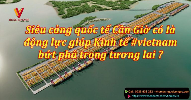 Siêu cảng quốc tế Cần Giờ có là động lực giúp Kinh tế #vietnam bứt phá trong tương lai ?