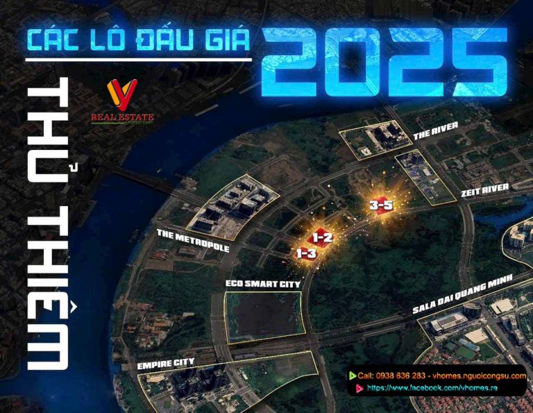 TP.HCM đấu giá 3 lô đất tại Thủ Thiêm với mức khởi điểm hơn 5.000 tỷ đồng