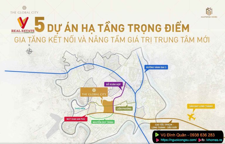Hạ tầng trọng điểm : Yếu tố gia tăng giá trị The Global City