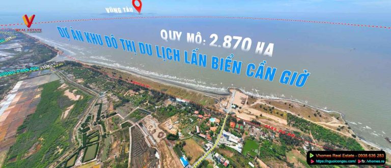 Toàn cảnh 360 dự án lấn biển Vinhomes Green Paradise Cần Giờ