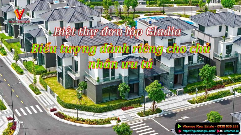 Layout biệt thự đơn lập Gladia Khang Điền – Biểu tượng dành riêng cho chủ nhân ưu tú.