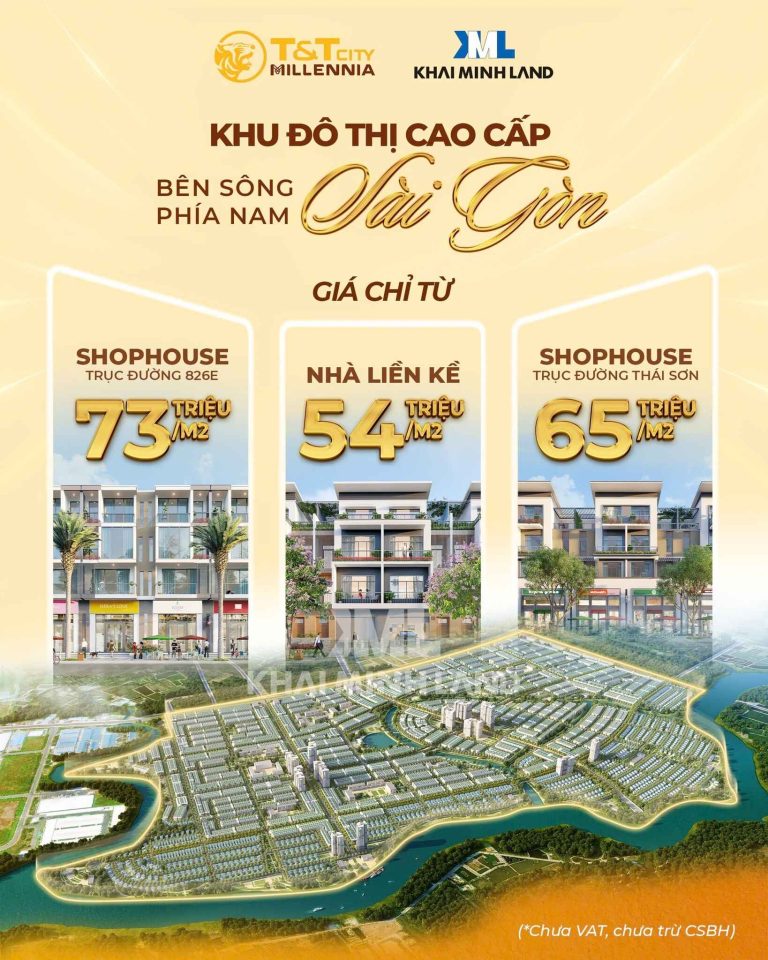 Mở bán dự án T&T city Millennia/ The 826EC – Khu đô thị thương mại Nam Sài Gòn