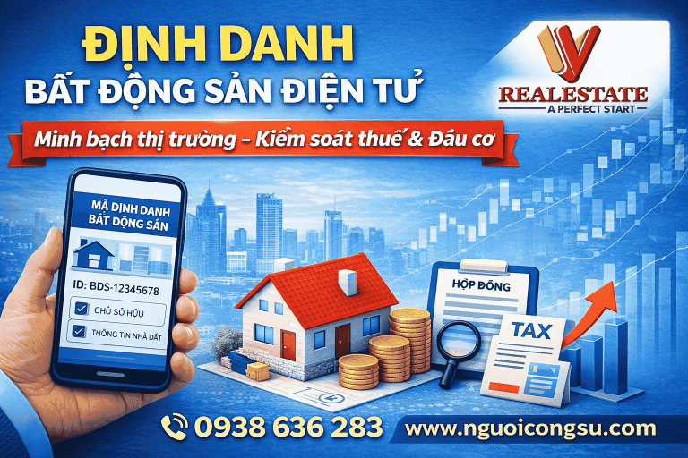 Định danh bất động sản điện tử: Minh bạch thị trường hay cú hích thuế và sàng lọc đầu cơ?