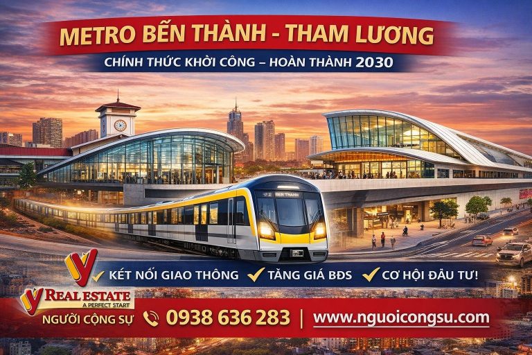 Metro Bến Thành – Tham Lương chính thức khởi công: Động lực mới cho giao thông và bất động sản TP.HCM