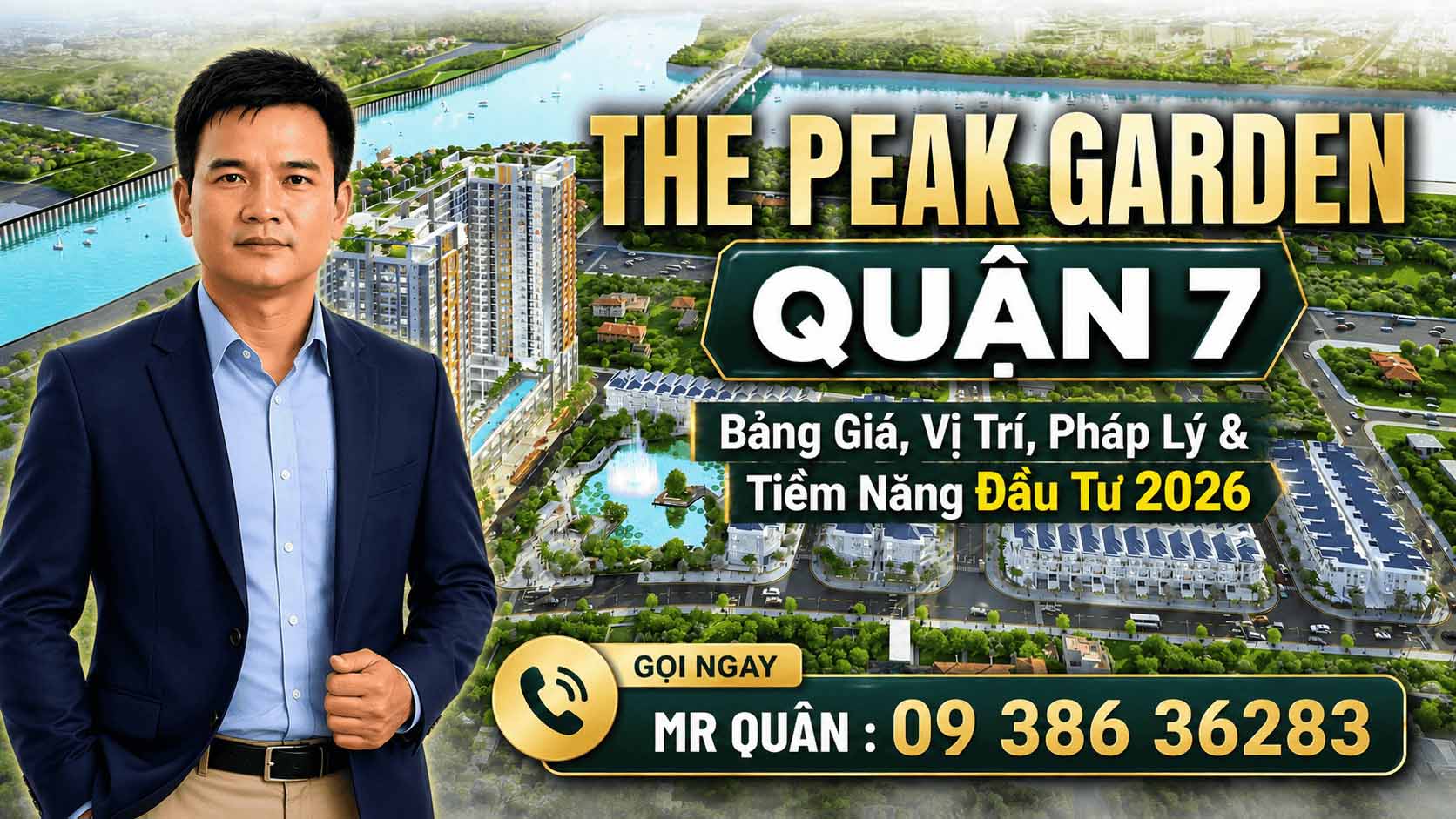 THE PEAK GARDEN | Tâm điểm sống xanh giữa khu Nam Sài Gòn – Một nơi để sống. Một tài sản để tích lũy. Một vị trí để đón đầu chu kỳ hạ tầng mới.